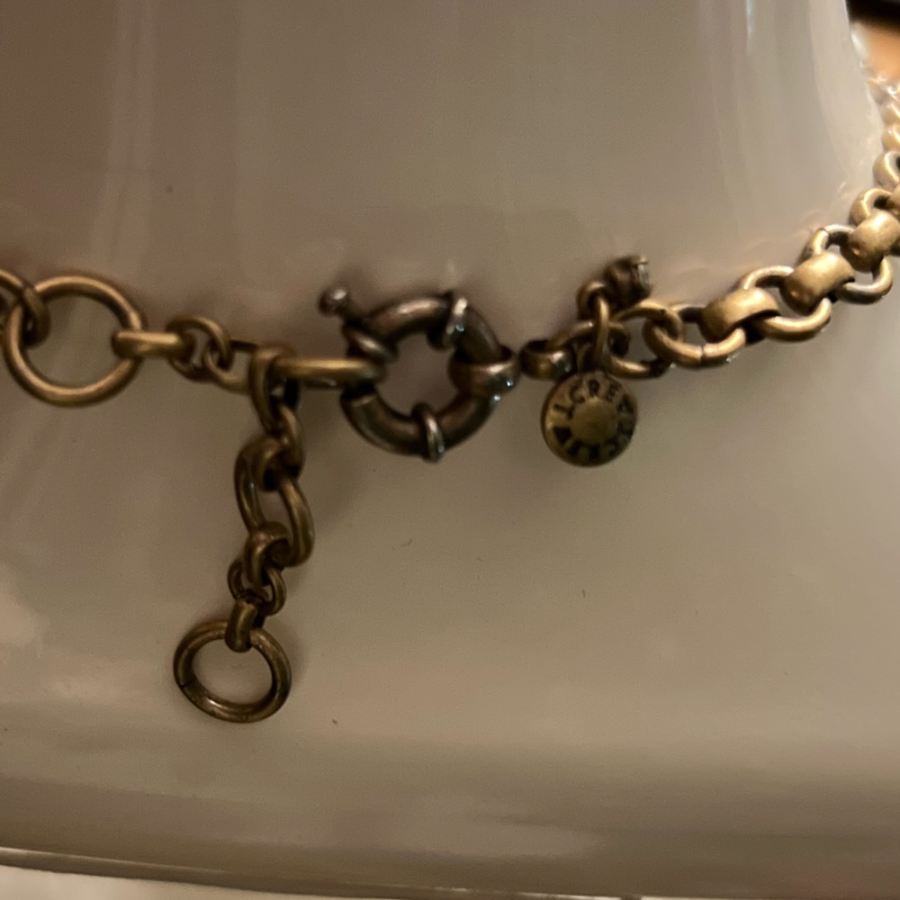 J. Crew Tear Drop Statement Necklace - image 3